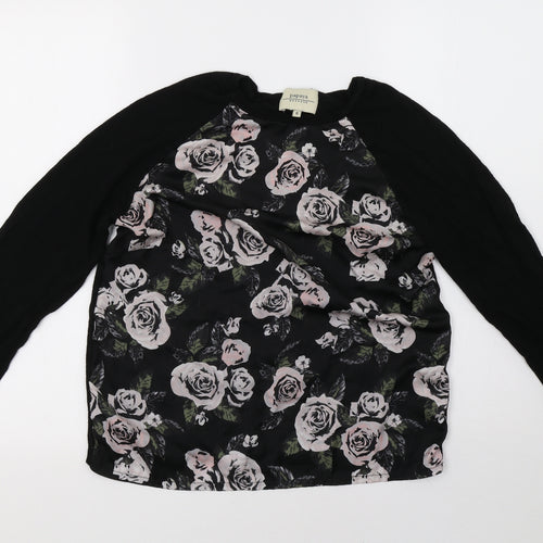 Matalan Womens Black   Pullover Sweatshirt Size 8