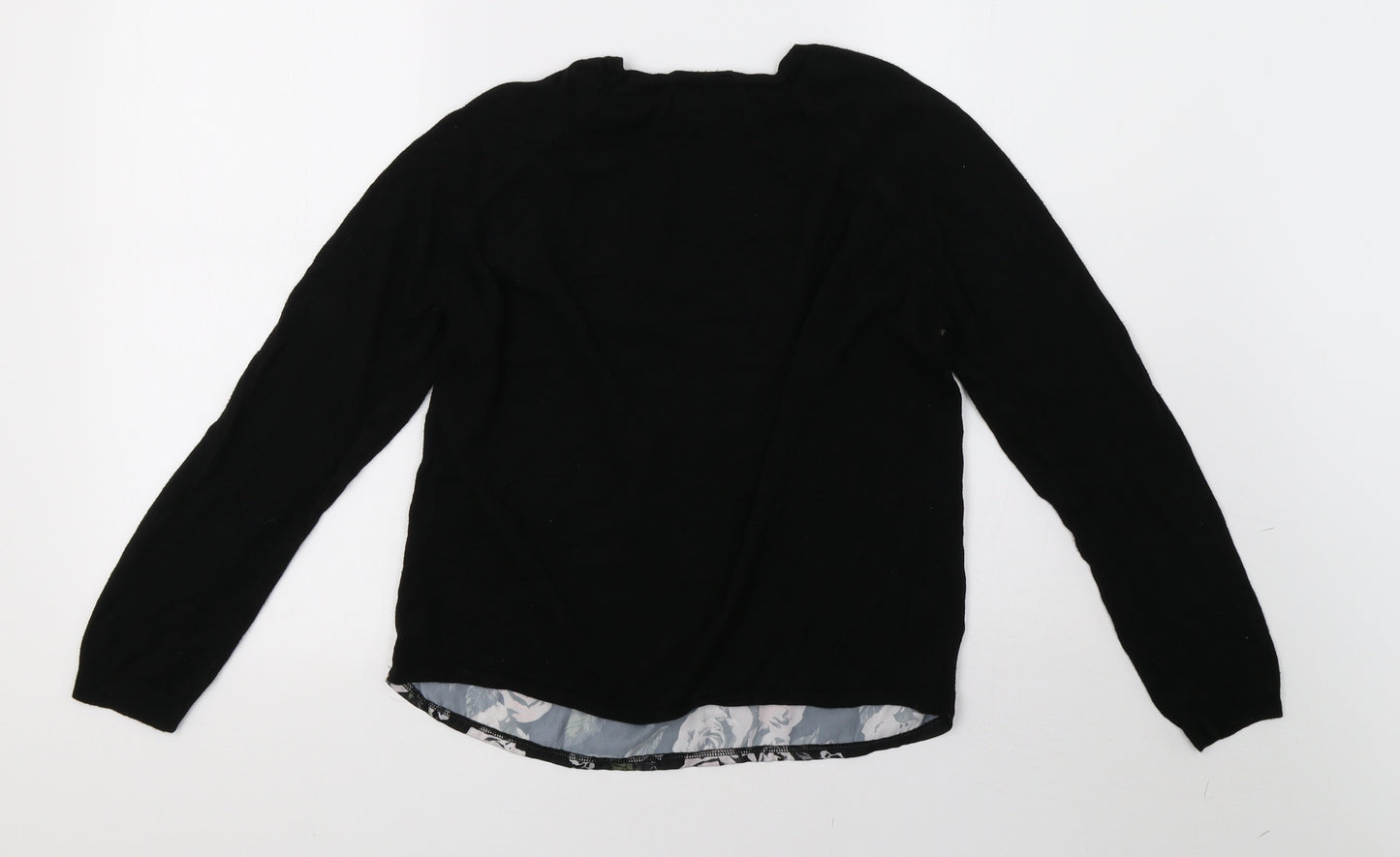 Matalan Womens Black   Pullover Sweatshirt Size 8