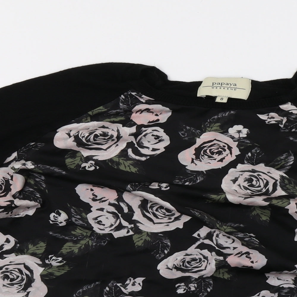 Matalan Womens Black   Pullover Sweatshirt Size 8