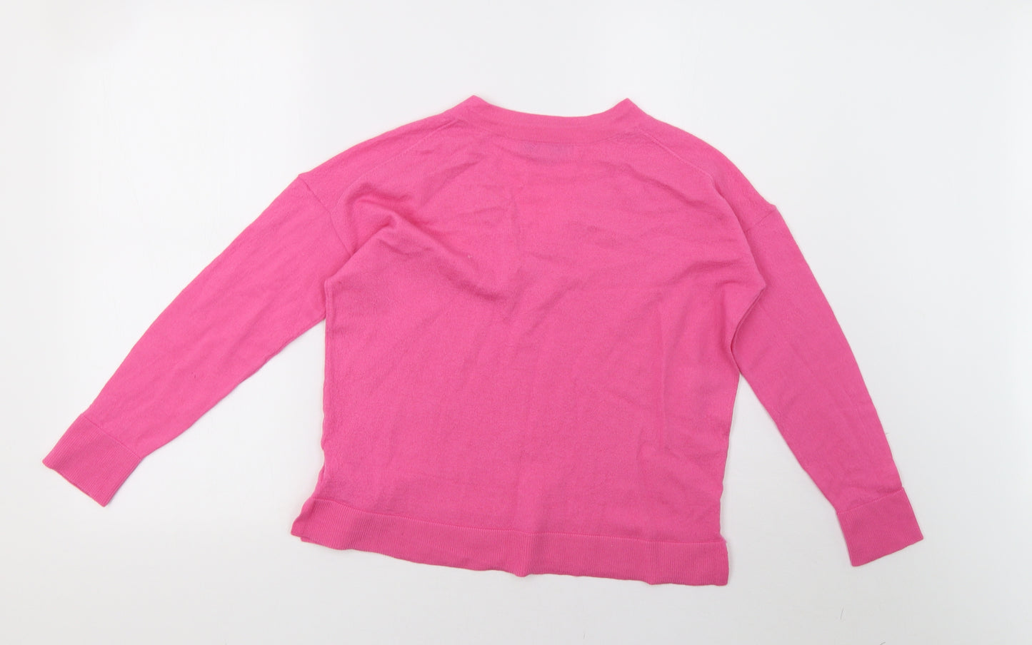 NEXT Womens Pink  Knit Pullover Sweatshirt Size 10