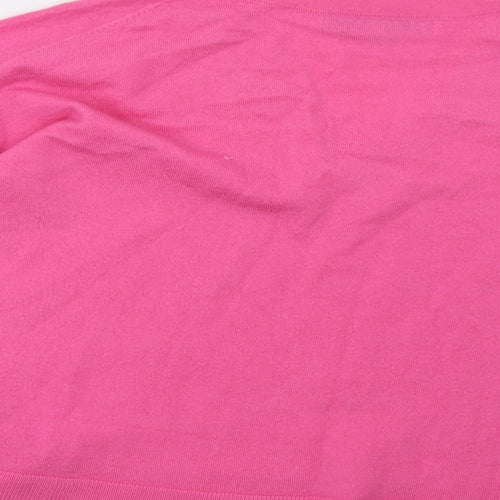 NEXT Womens Pink  Knit Pullover Sweatshirt Size 10