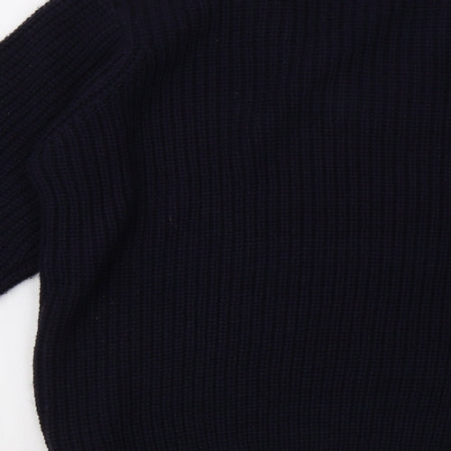 EWM Mens Blue  Knit Pullover Sweatshirt Size S