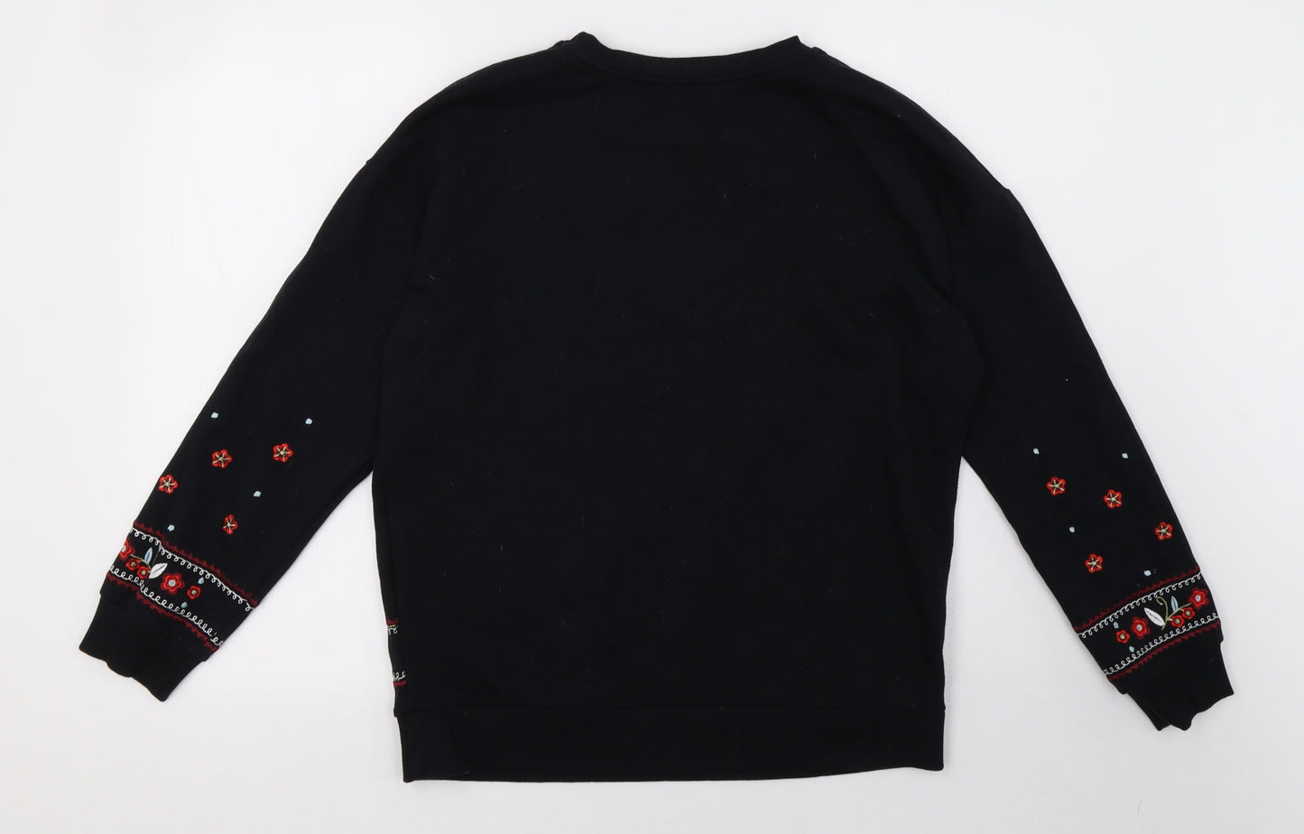 George Womens Black   Pullover Sweatshirt Size 10