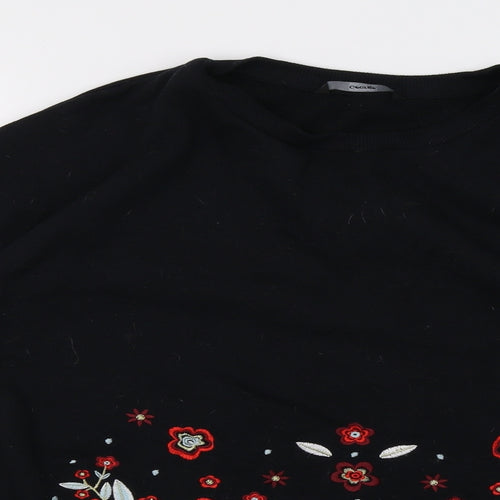 George Womens Black   Pullover Sweatshirt Size 10