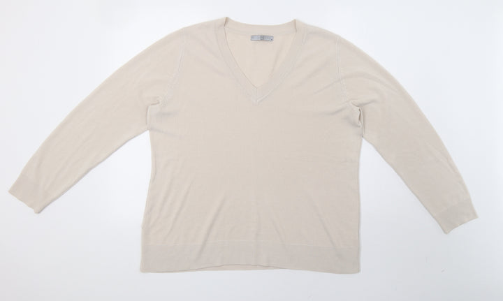 Sainsburys Womens Beige   Pullover Sweatshirt Size 18