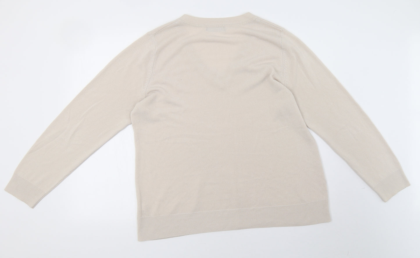 Sainsburys Womens Beige   Pullover Sweatshirt Size 18