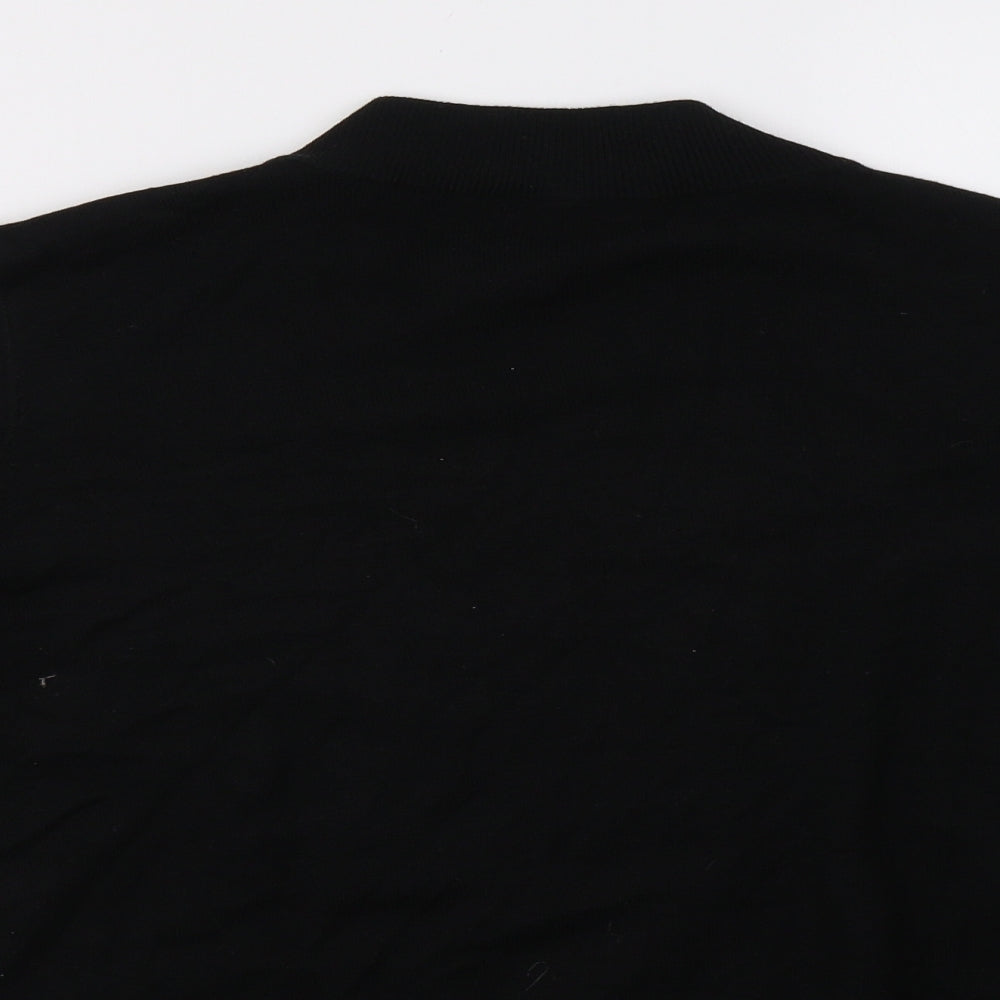 Capsule Womens Black  Knit Pullover Sweatshirt Size 20