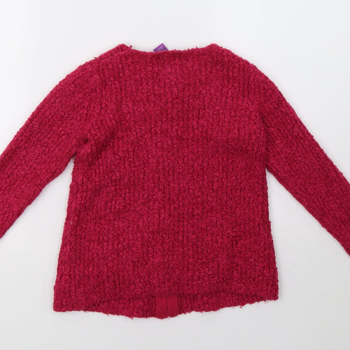 shrinkin violet Girls Pink   Full Zip Sweatshirt Size 5-6 Years