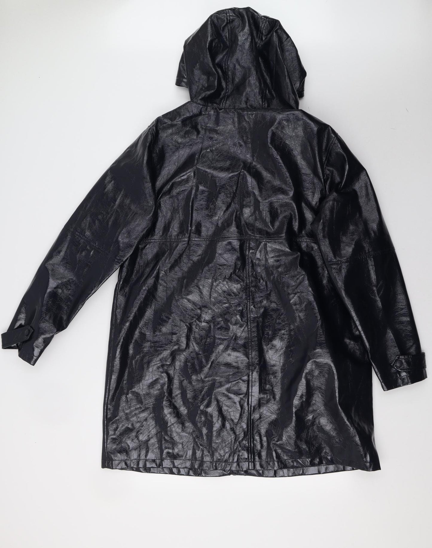 NEXT Womens Blue  Latex Rain Coat Coat Size 18