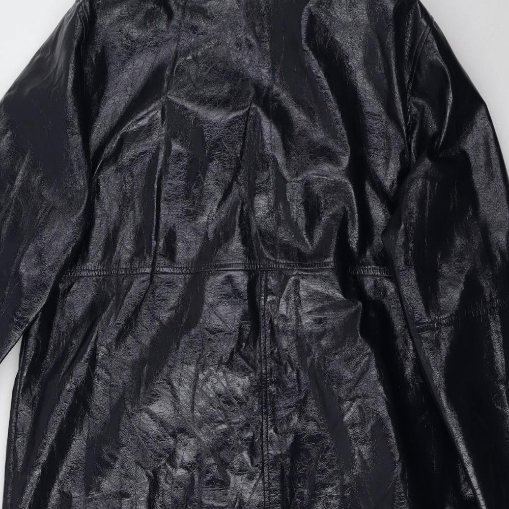 NEXT Womens Blue  Latex Rain Coat Coat Size 18