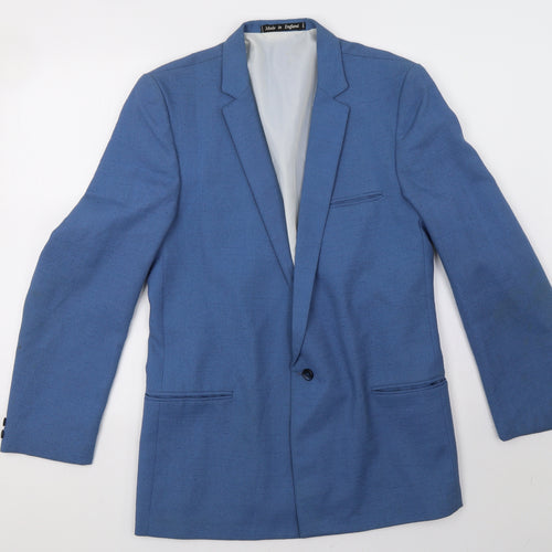 Topman Mens Blue   Jacket Blazer Size L