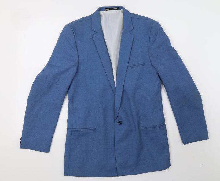 Topman Mens Blue   Jacket Blazer Size L