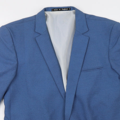Topman Mens Blue   Jacket Blazer Size L