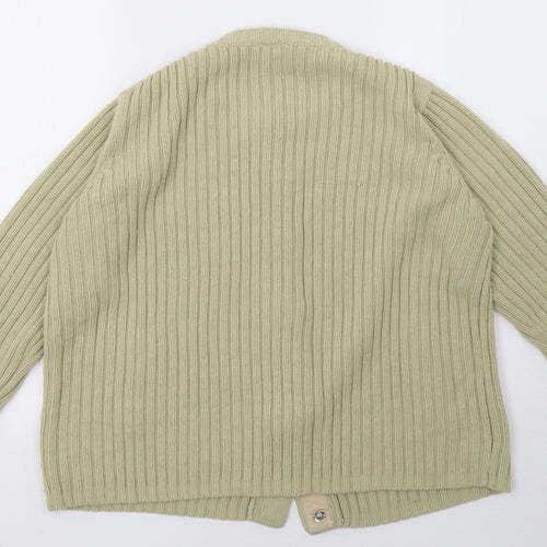 being casual Womens Beige  Knit Cardigan Jumper Size 16