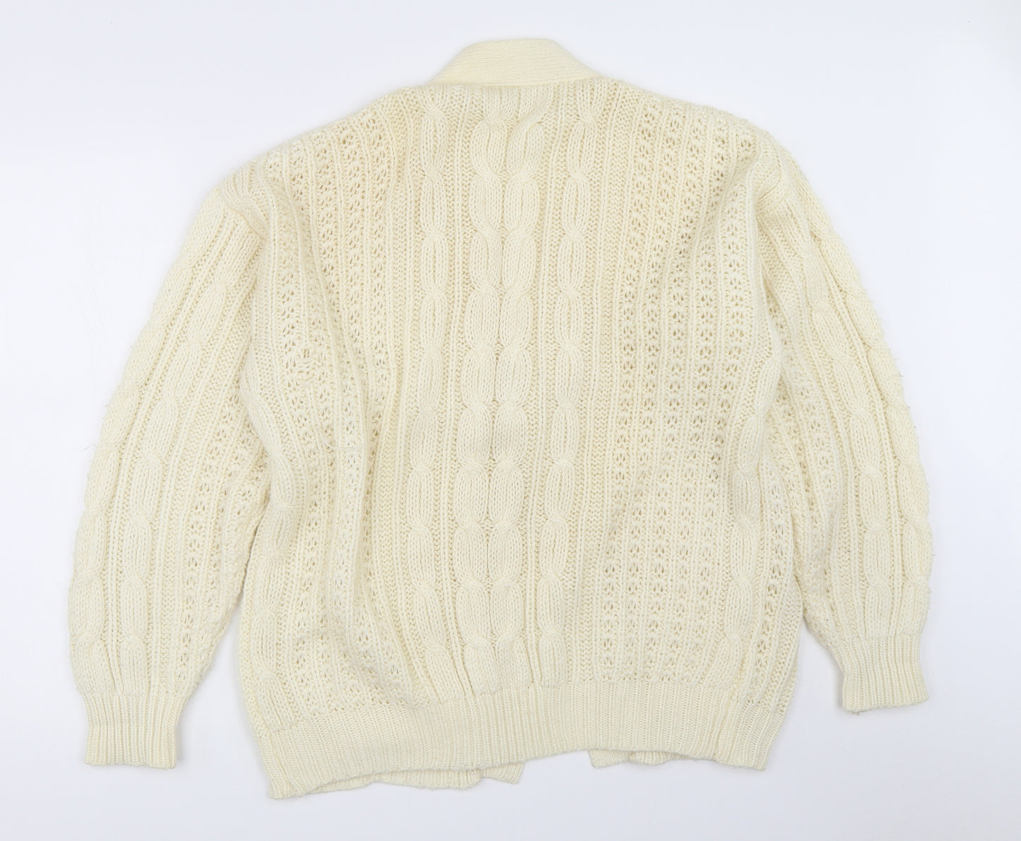 Sanco Womens Ivory   Cardigan Jumper Size L
