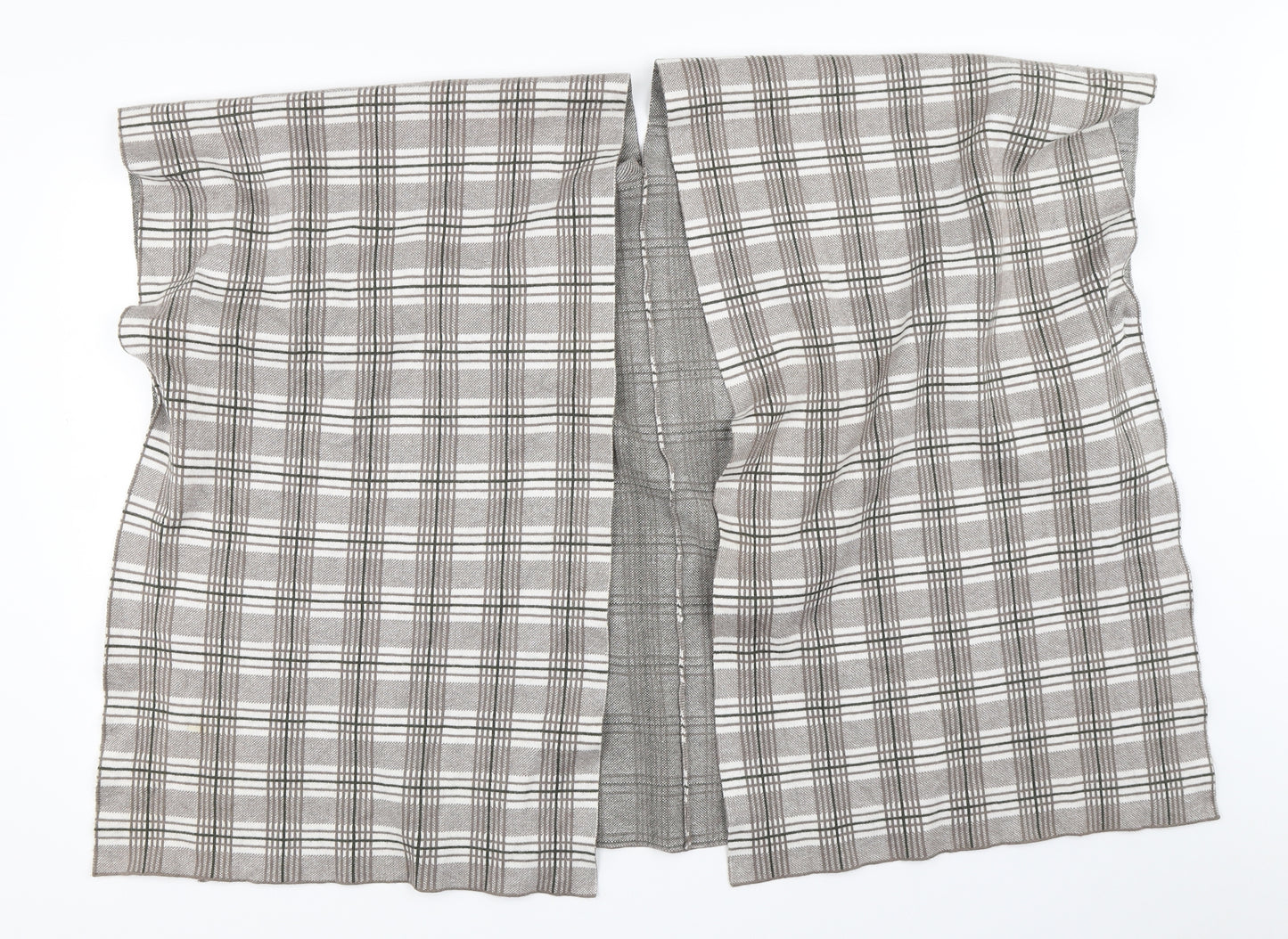 Preworn Womens Beige Check  Cape Jumper One Size