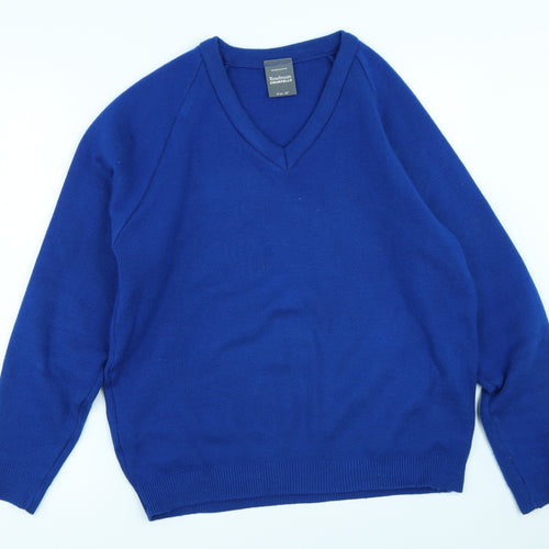 Rowlinson Mens Blue   Pullover Jumper Size S
