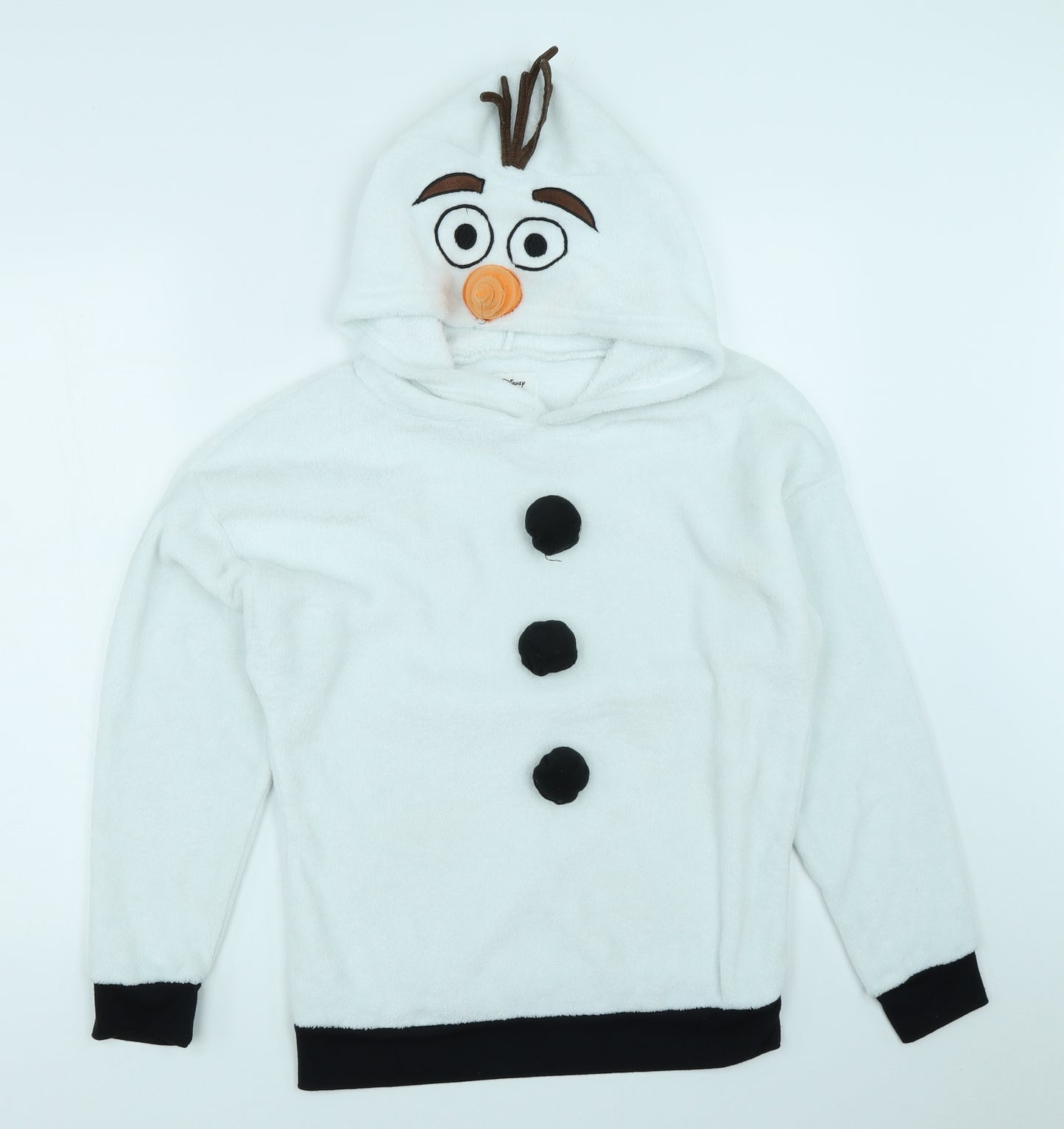 Primark Womens White   Pullover Hoodie Size XS  - Olaf Frozen