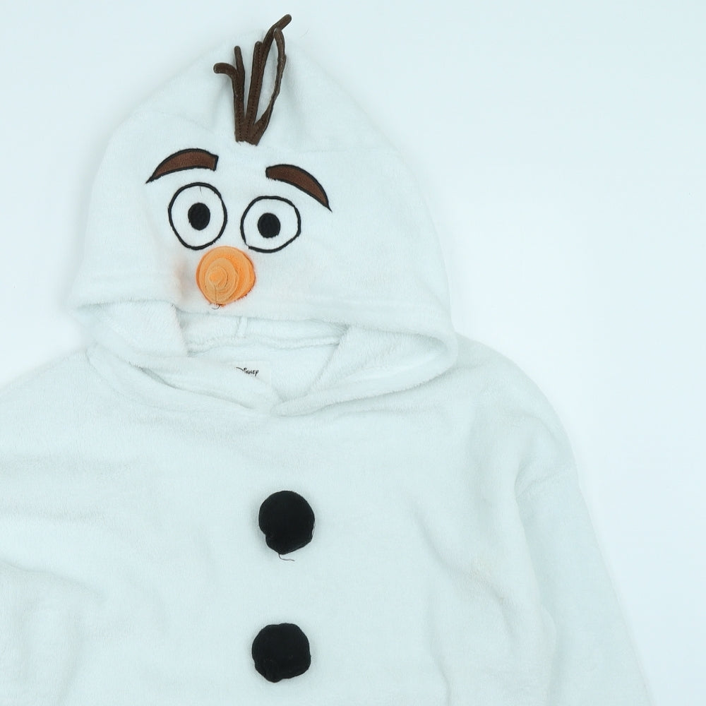 Primark Womens White   Pullover Hoodie Size XS  - Olaf Frozen