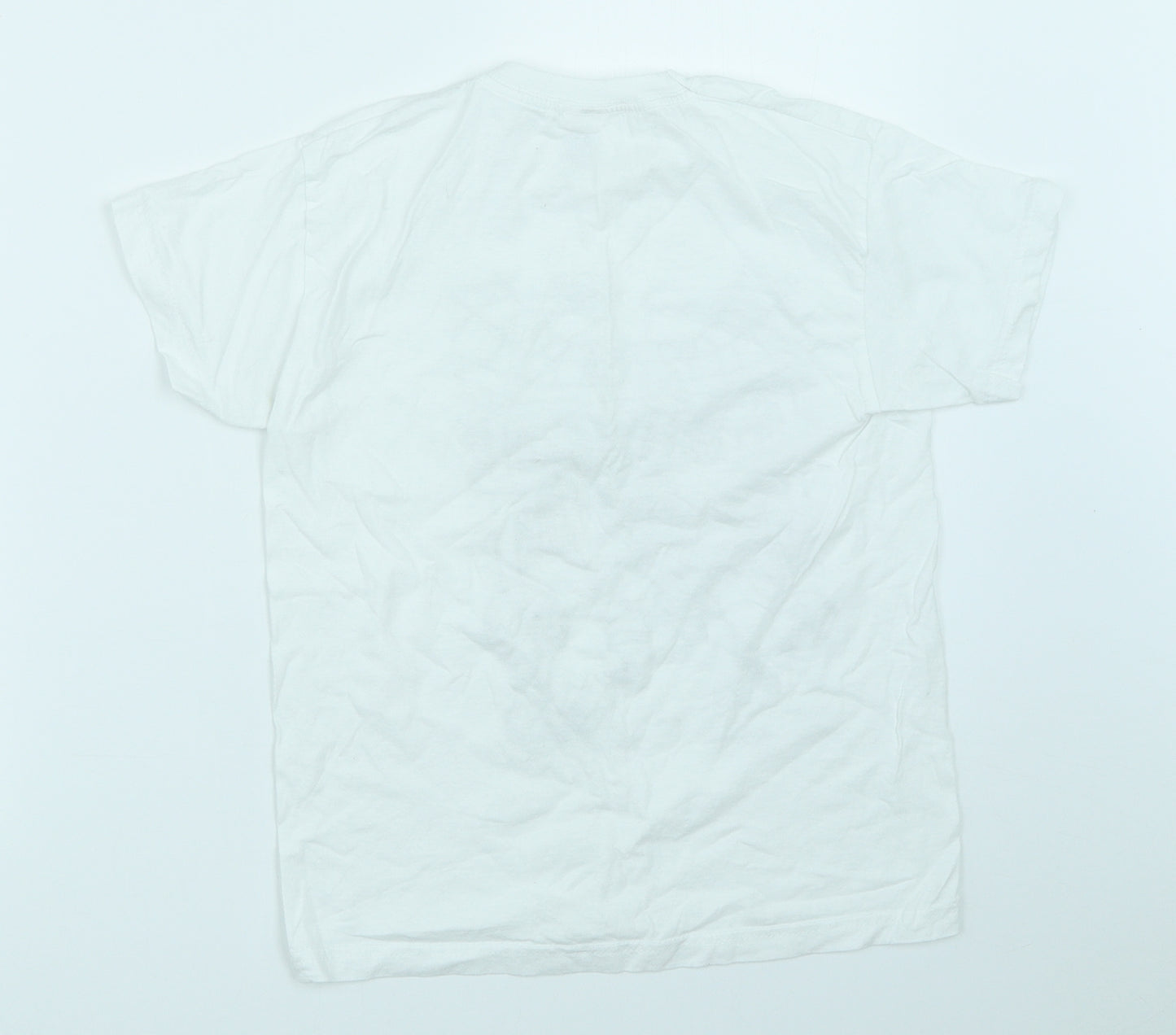 Fruit of the Loom Boys White   Basic T-Shirt Size 7-8 Years