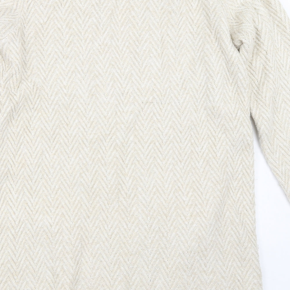 TU Womens Beige   Cardigan Jumper Size M