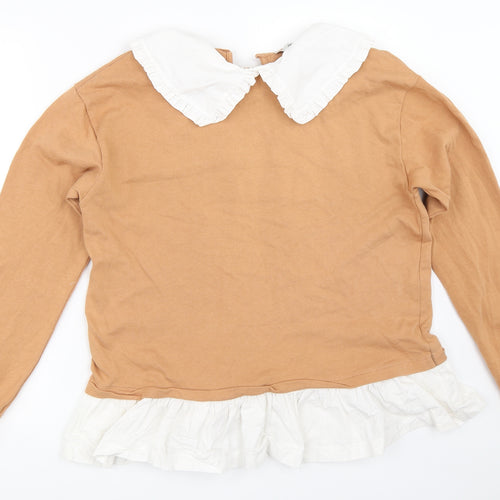George Womens Beige   Pullover Sweatshirt Size M