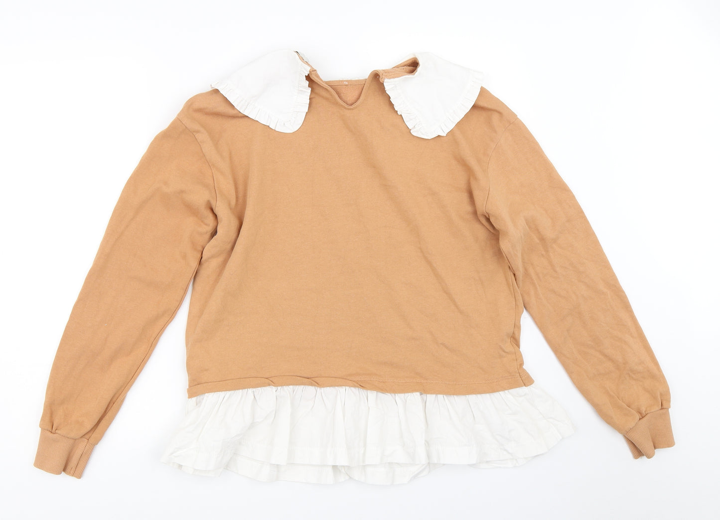 George Womens Beige   Pullover Sweatshirt Size M