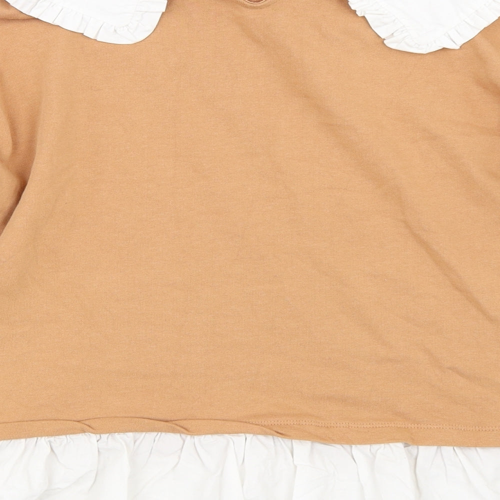 George Womens Beige   Pullover Sweatshirt Size M