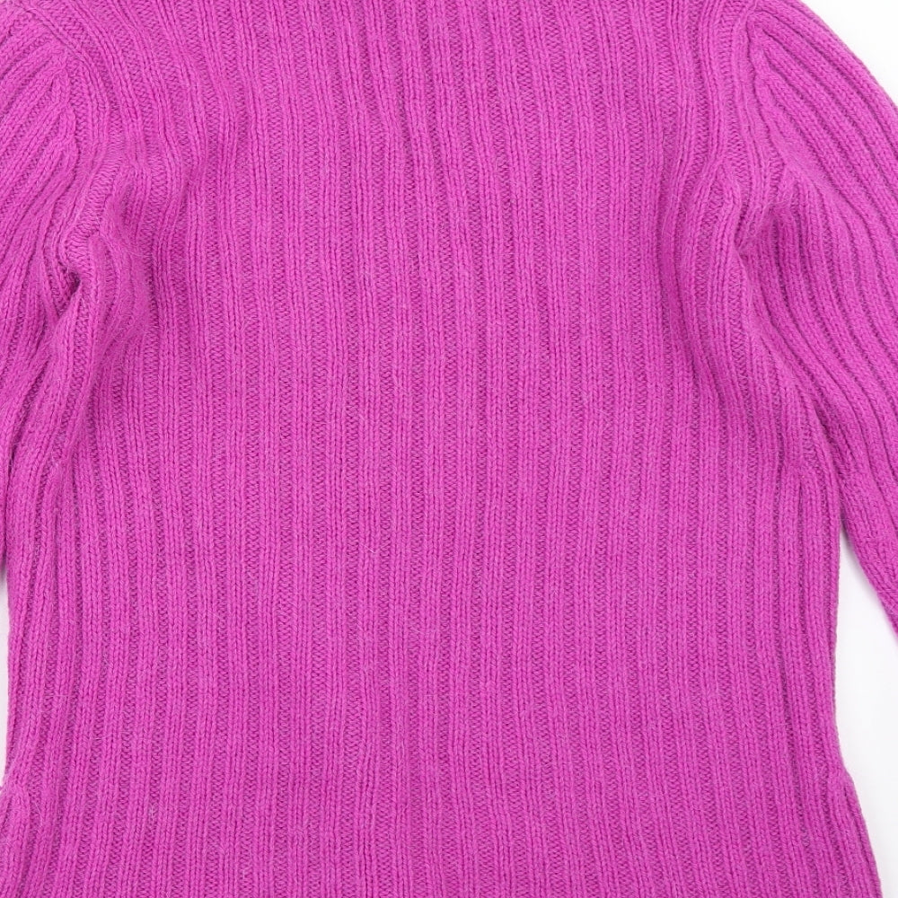 United Colors of Benetton Womens Purple   Pullover Jumper Size L