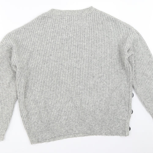 Primark Womens Grey   Pullover Jumper Size L