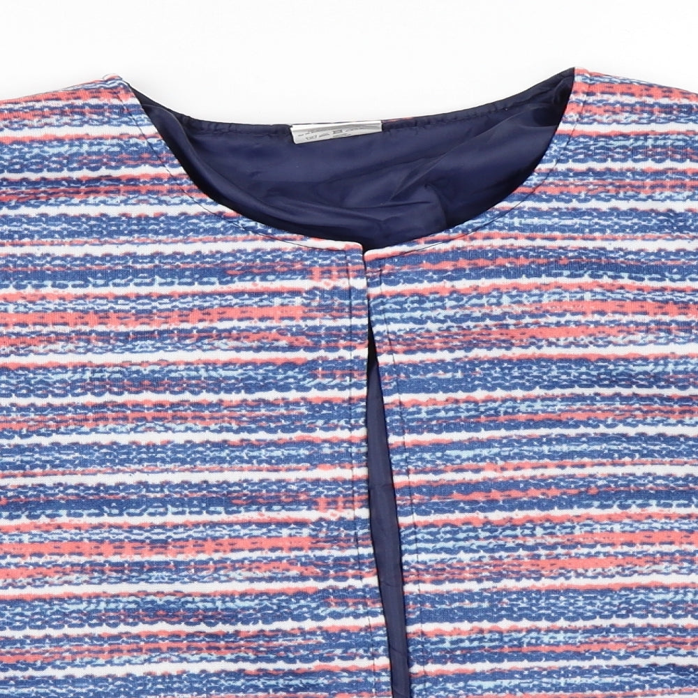 Anne De Lancay Womens Blue   Jacket  Size L