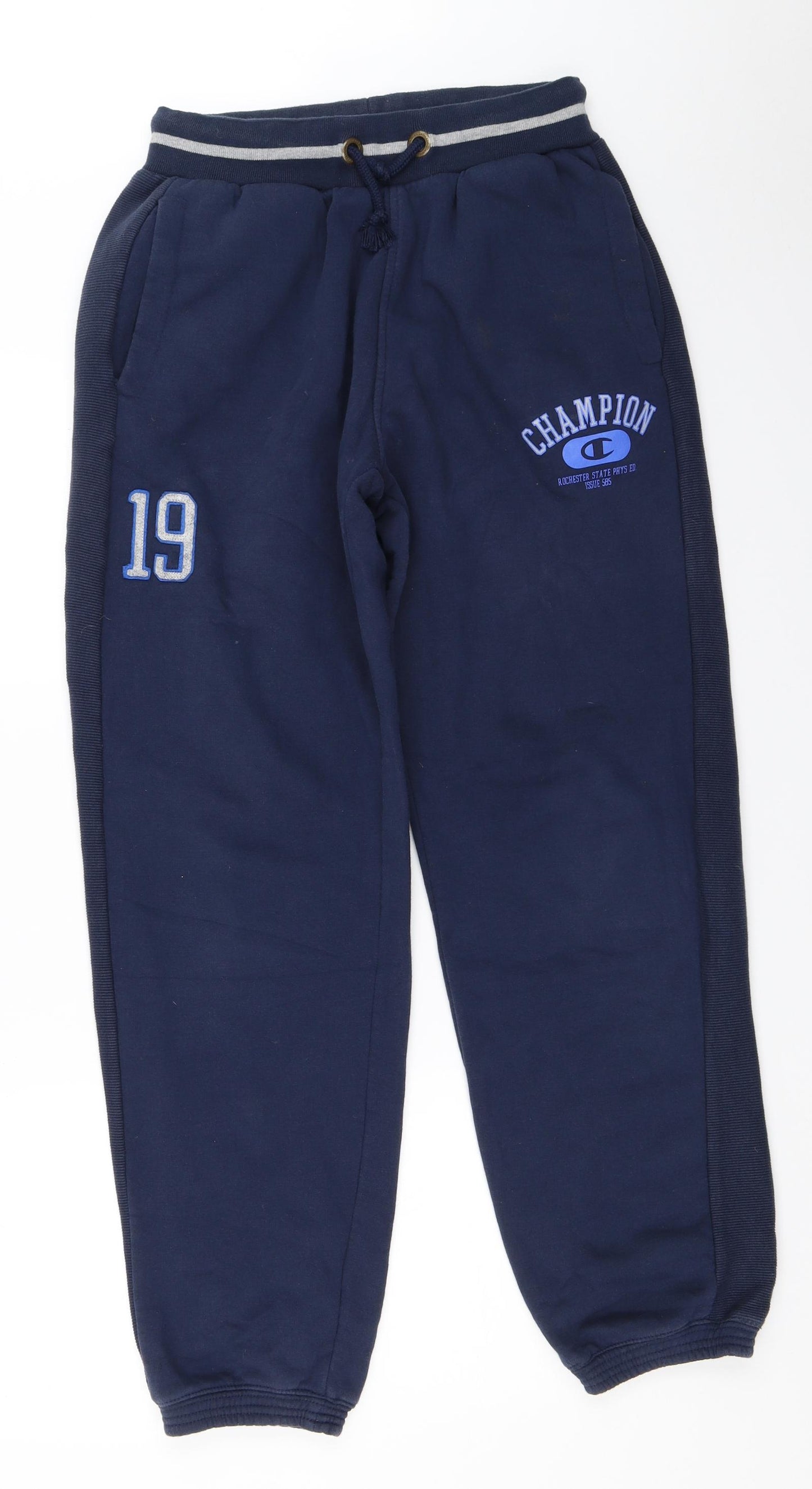 Champion Mens Blue   Jogger Trousers Size S L29 in