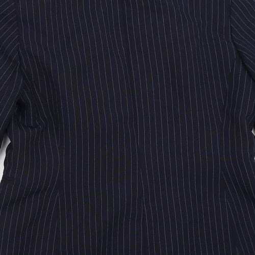 Atmosphere Womens Blue Striped  Jacket Blazer Size 10