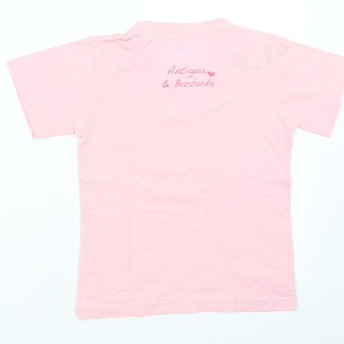 Morpho Girls Pink   Basic T-Shirt Size 4 Years