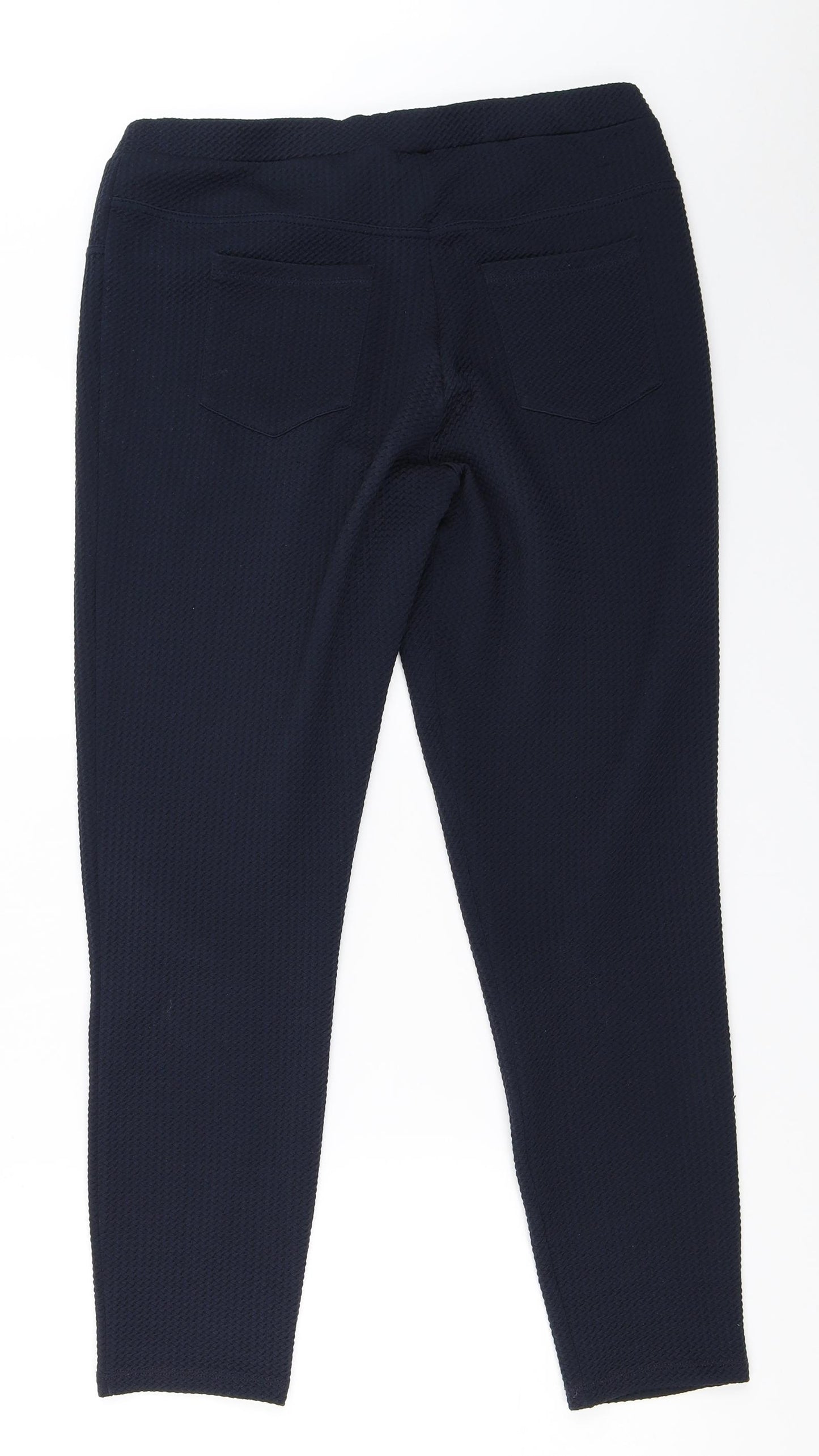 M&Co Womens Blue   Trousers  Size 12 L26 in