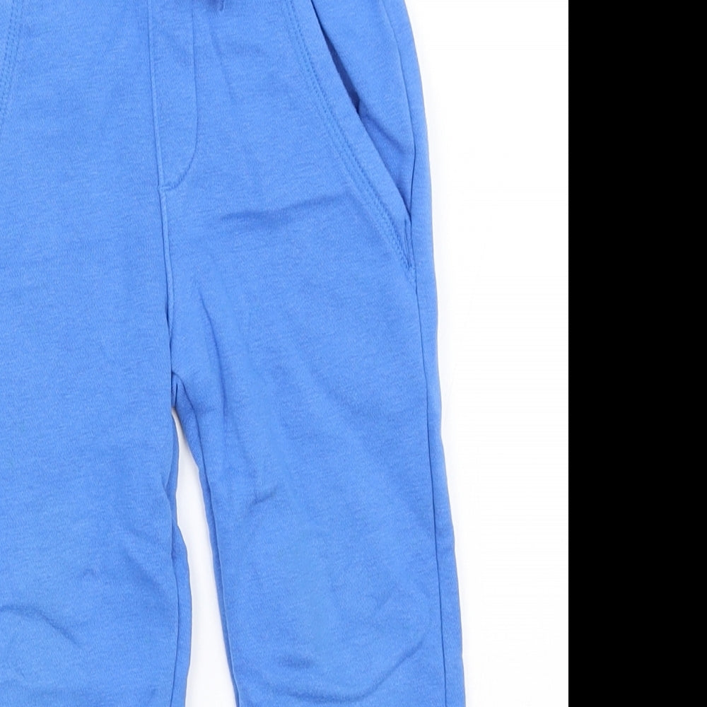 Marks and Spencer Boys Blue   Jogger Trousers Size 3-4 Years