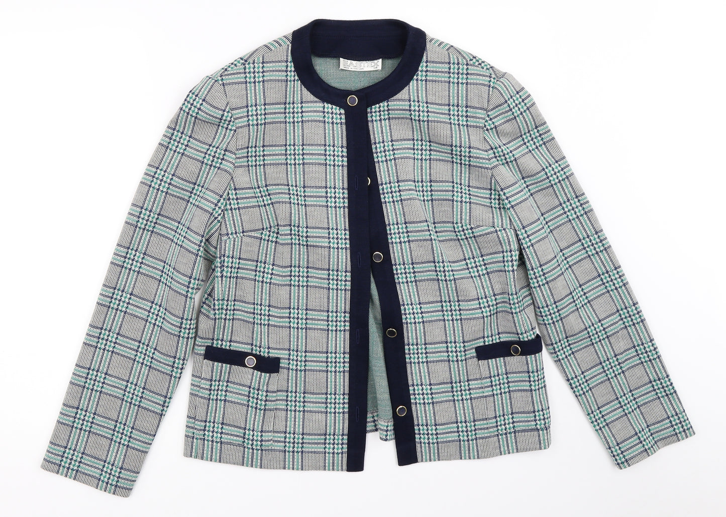 Eastex Womens Green Check  Jacket  Size 14