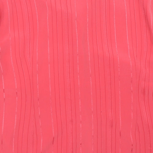 BM Womens Pink   Basic Button-Up Size 16
