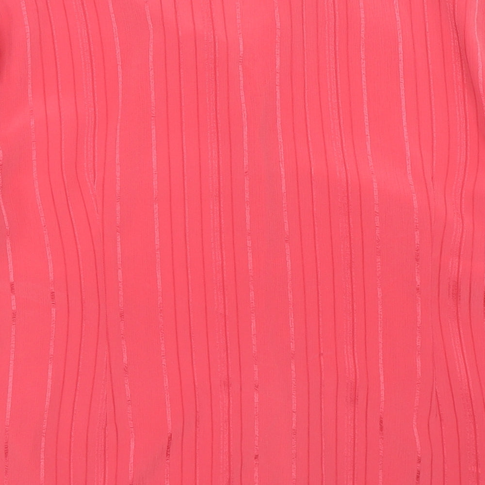 BM Womens Pink   Basic Button-Up Size 16
