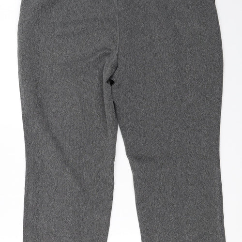 Marks and Spencer Womens Grey   Trousers  Size 16 L25 in