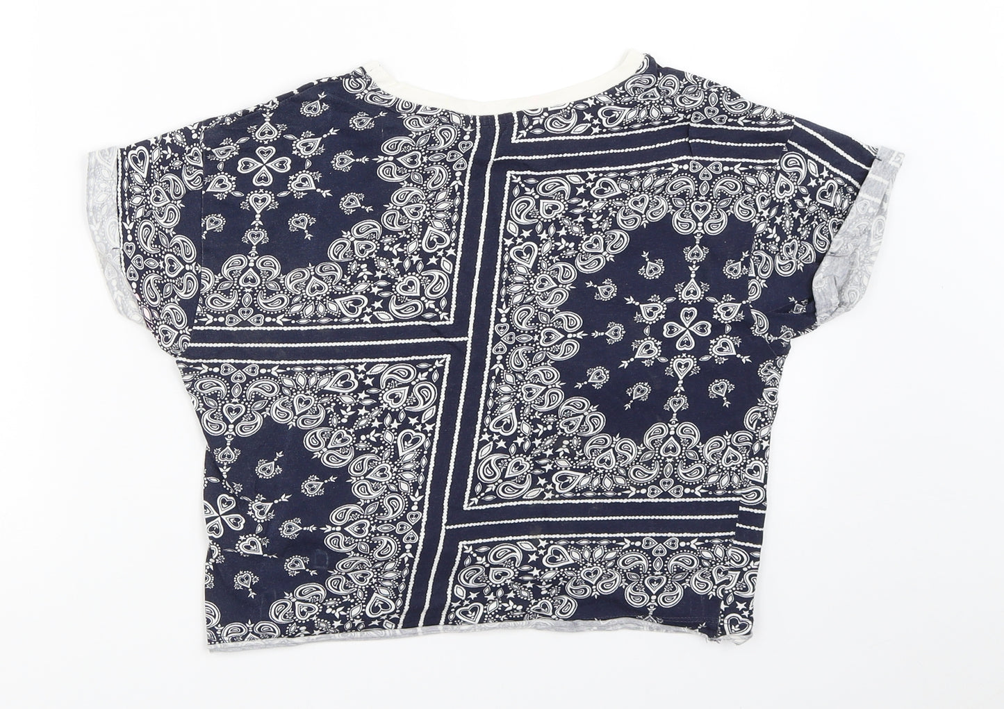 New Look Girls Blue   Cropped T-Shirt Size 12-13 Years