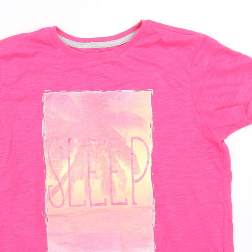 F&F Girls Pink   Basic T-Shirt Size 12-13 Years