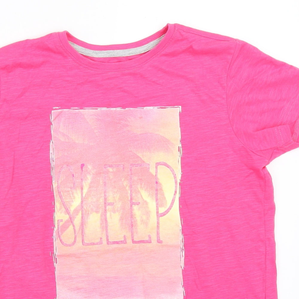 F&F Girls Pink   Basic T-Shirt Size 12-13 Years