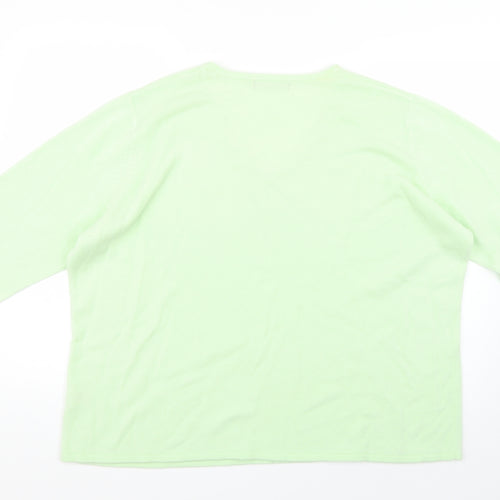 BM Womens Green   Pullover Jumper Size XL