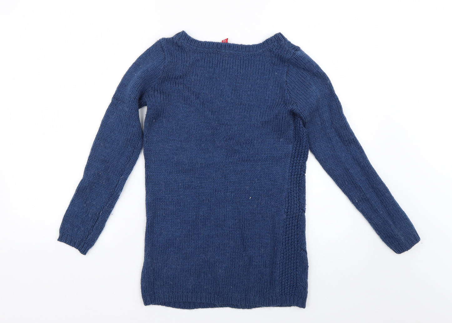 H&M Womens Blue   Pullover Jumper Size 4