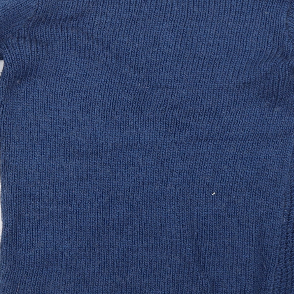 H&M Womens Blue   Pullover Jumper Size 4