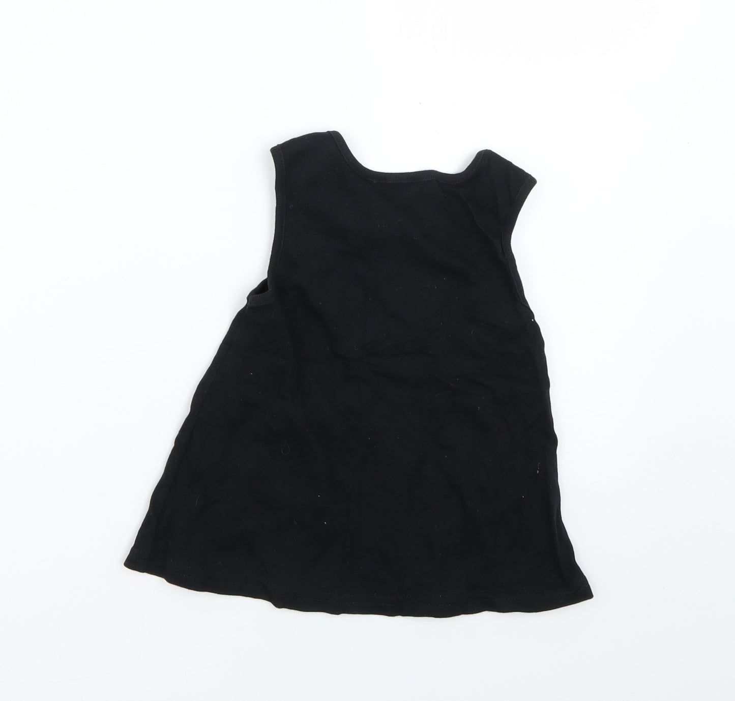 derry county Baby Black   Dungaree One-Piece Size 3-6 Months