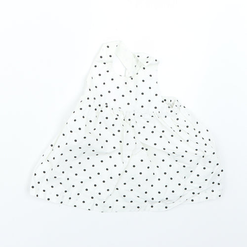H&M Baby White Polka Dot  Fit & Flare  Size 3-6 Months