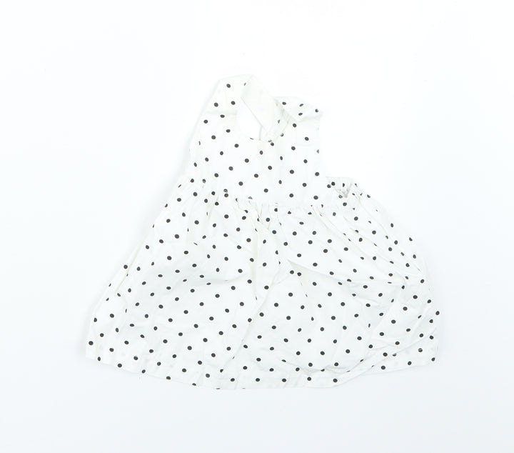 H&M Baby White Polka Dot  Fit & Flare  Size 3-6 Months