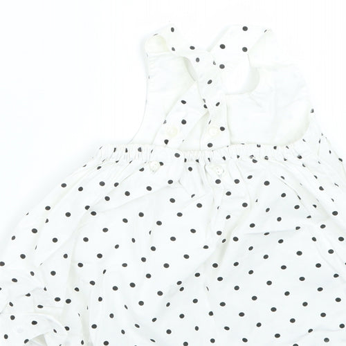 H&M Baby White Polka Dot  Fit & Flare  Size 3-6 Months